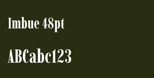 Imbue 48pt