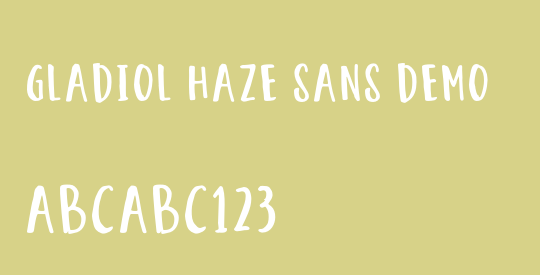 Gladiol Haze Sans DEMO