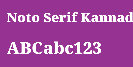 Noto Serif Kannada Black