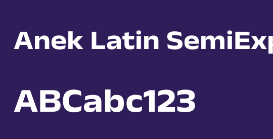 Anek Latin SemiExpanded