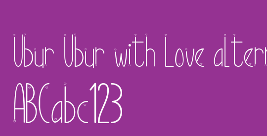 Ubur Ubur with Love alternatif1