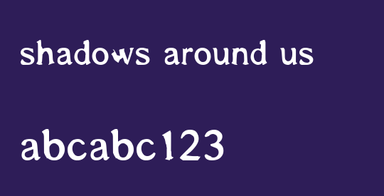 Shadows Around Us