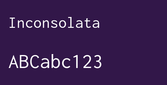 Inconsolata