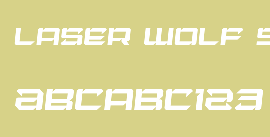 Laser Wolf Semi-Italic