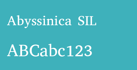 Abyssinica SIL