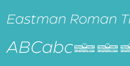 Eastman Roman Trial Light