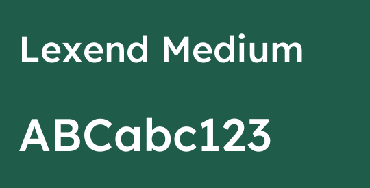 Lexend Medium