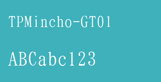 TPMincho-GT01