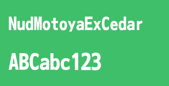 NudMotoyaExCedar