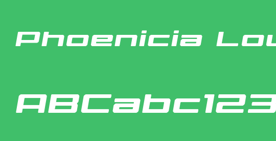 Phoenicia Lower Case Semi-Italic