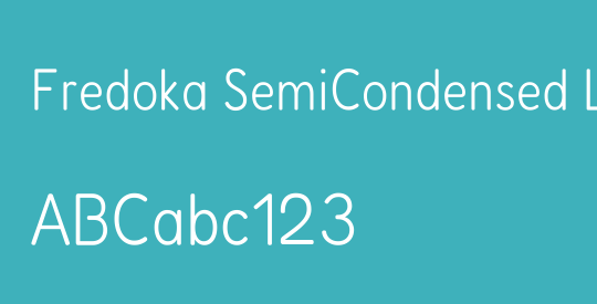 Fredoka SemiCondensed Light