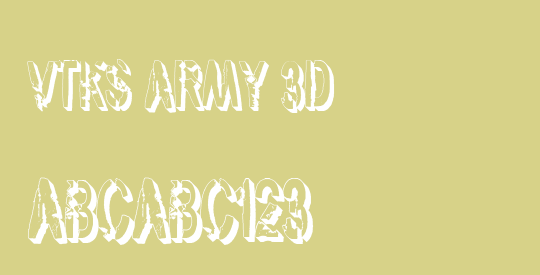 vtks army 3d