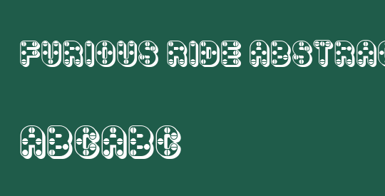 Furious Ride Abstract