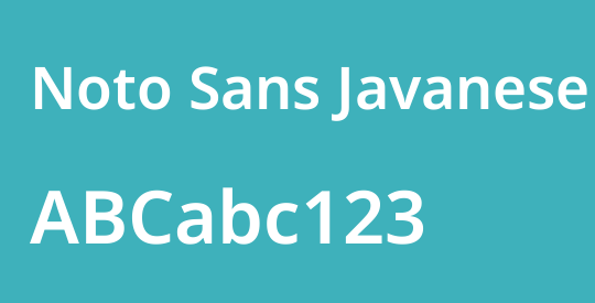 Noto Sans Javanese SemiBold