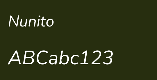 Nunito