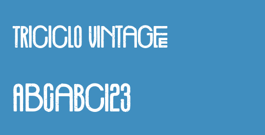 Triciclo Vintage