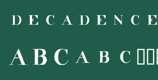 decadence in the dark