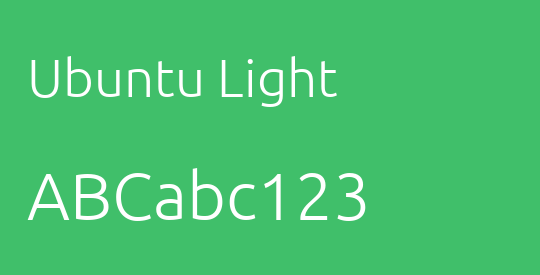 Ubuntu Light
