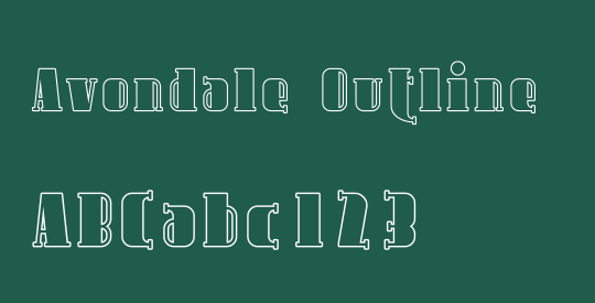 Avondale Outline