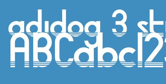 adidog 3 stripe DEMO