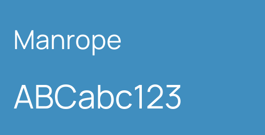 Manrope