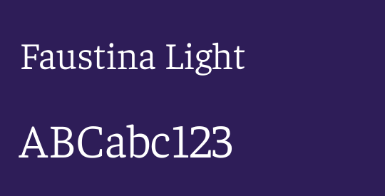 Faustina Light