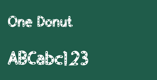 One Donut