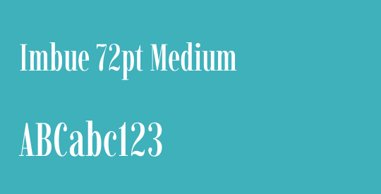 Imbue 72pt Medium