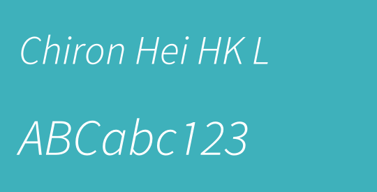 Chiron Hei HK L