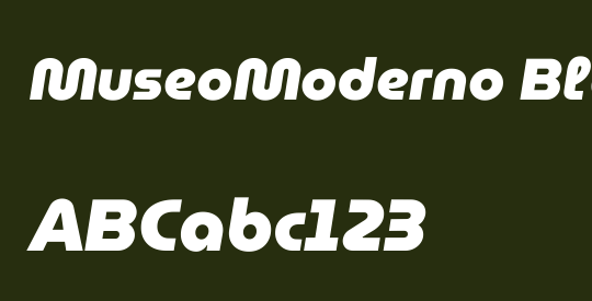 MuseoModerno Black
