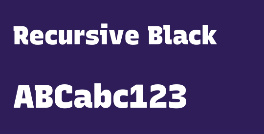 Recursive Black