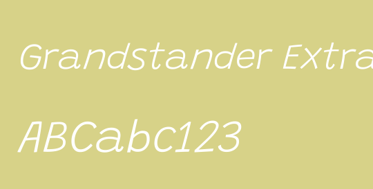 Grandstander ExtraLight