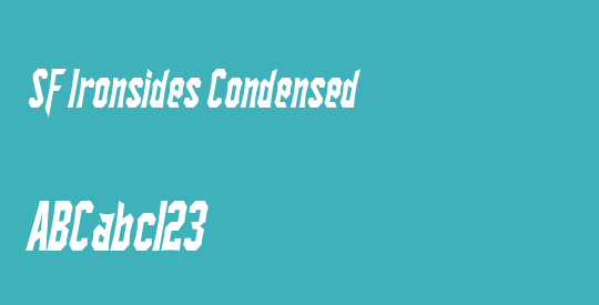 SF Ironsides Condensed