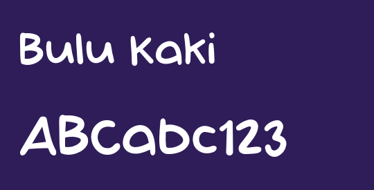 Bulu Kaki
