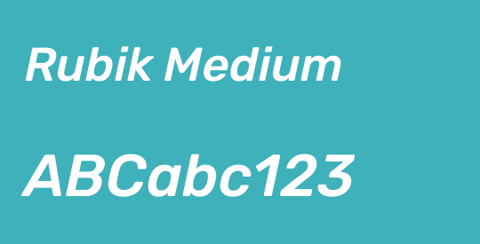 Rubik Medium