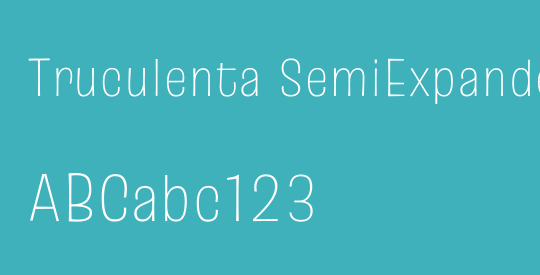 Truculenta SemiExpanded Thin