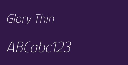 Glory Thin