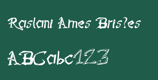 Raslani Âmes Bris?es