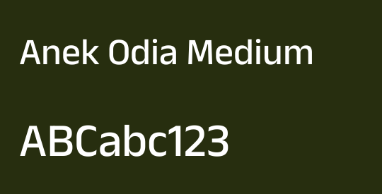 Anek Odia Medium