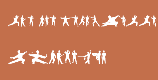 Tai-Chi Silhouette