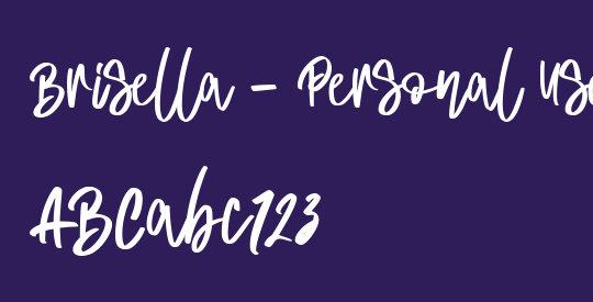 Brisella - Personal Use