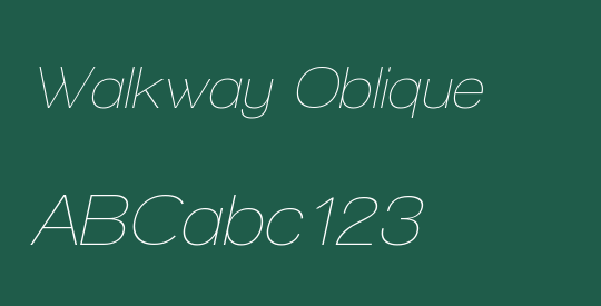 Walkway Oblique