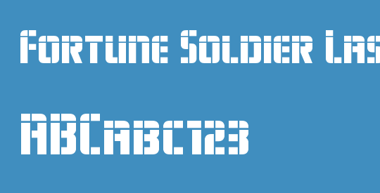 Fortune Soldier Laser