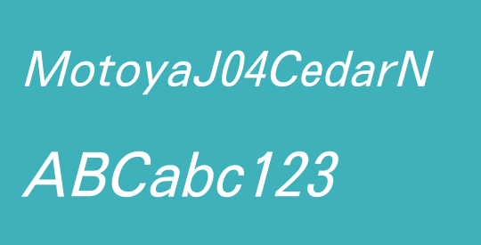 MotoyaJ04CedarN