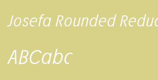 Josefa Rounded Reduced