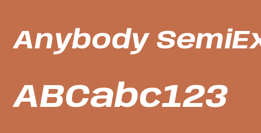 Anybody SemiExpanded