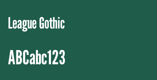 League Gothic