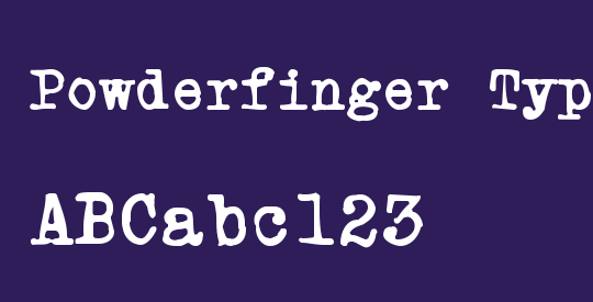 Powderfinger Type