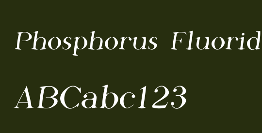 Phosphorus Fluoride