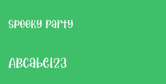 Spooky Party